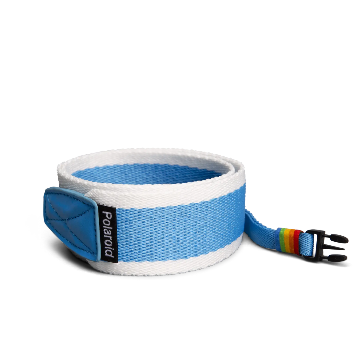 Polaroid camera strap Flat Blue with stripe