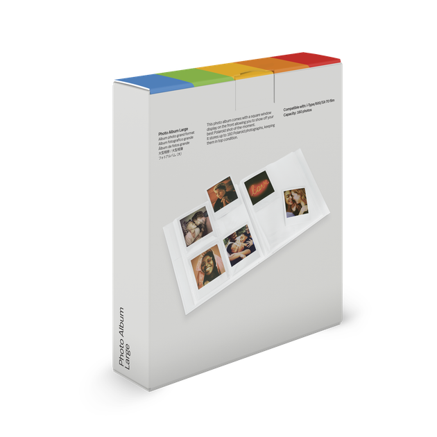 Polaroid Large photo album white with pocket