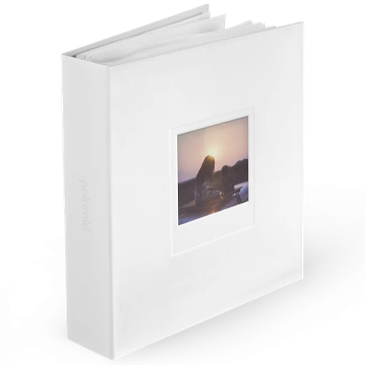 Polaroid Large photo album white with pocket