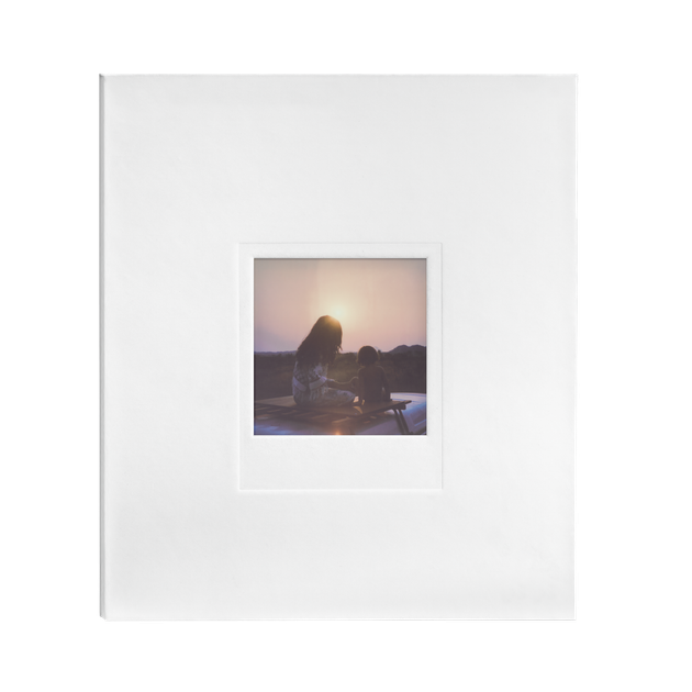 Polaroid Large photo album white with pocket