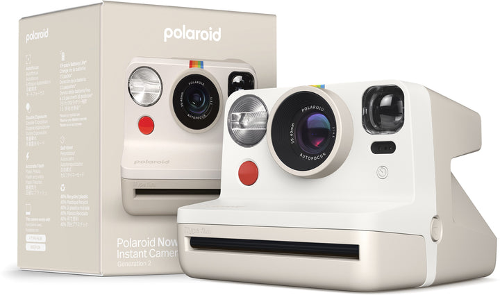 Polaroid Now Gen 2 camera vintage white
