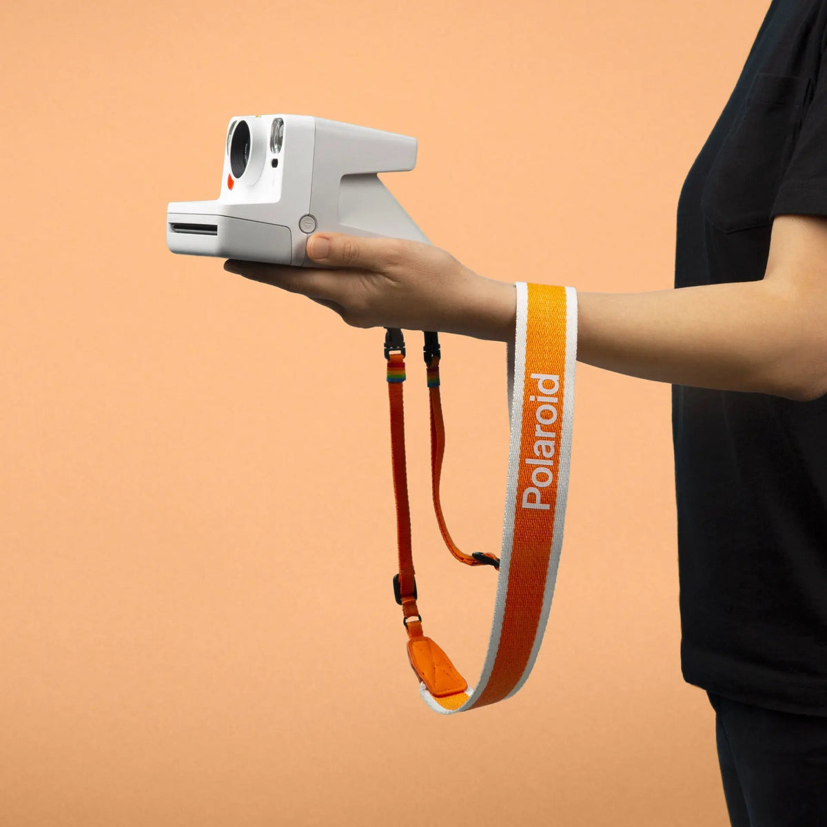 Polaroid Strap Flat camera strap orange with stripe