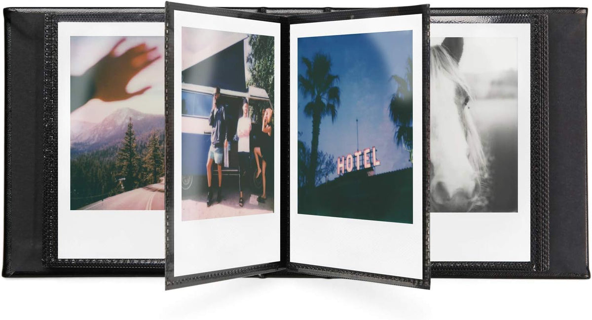 Polaroid Small photo album black with window