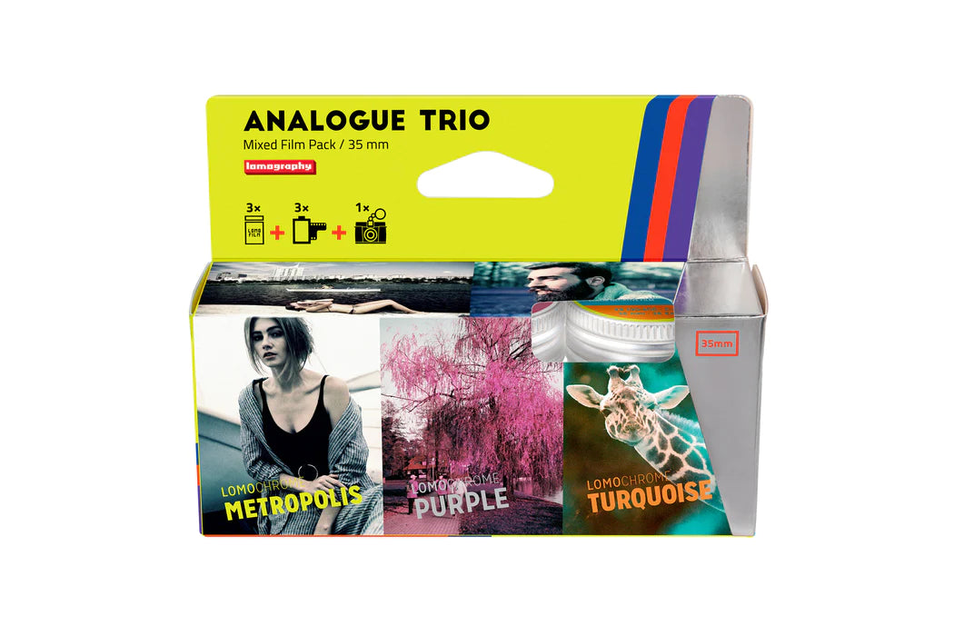 Тріо Lomography metropolis + purple + turquoise