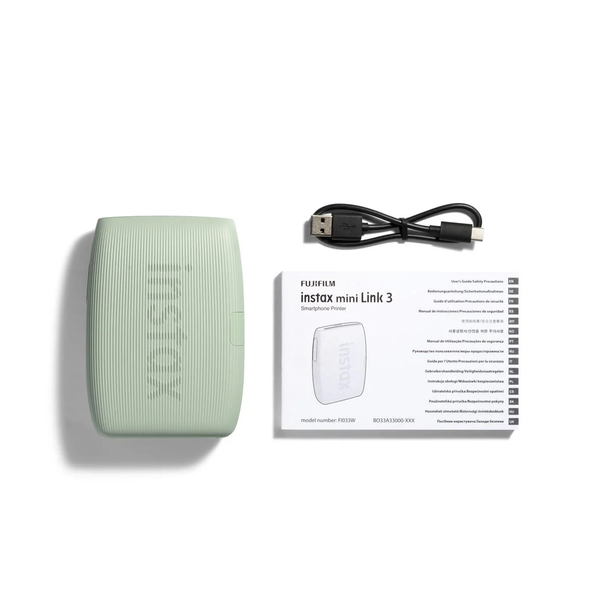 Fujifilm instax mini Link 3 printer green