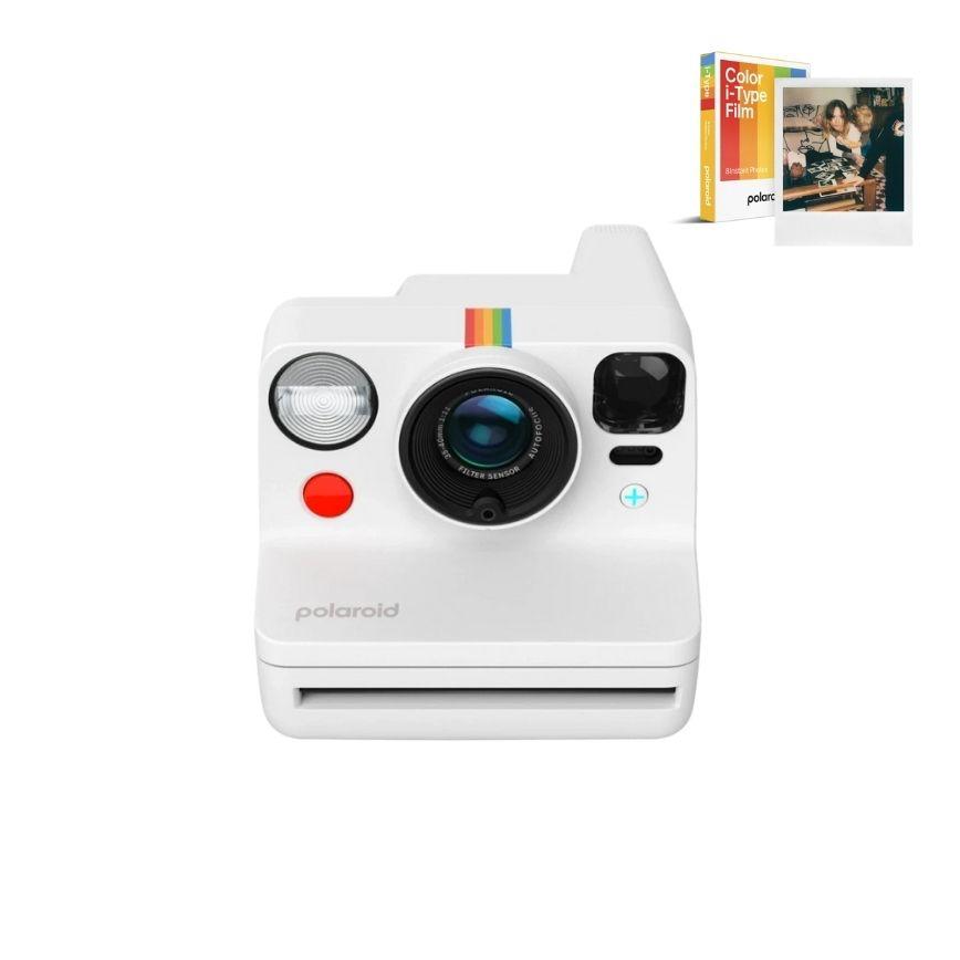 Polaroid Now+ Gen 3 camera White + 1 cassette (8 frames)