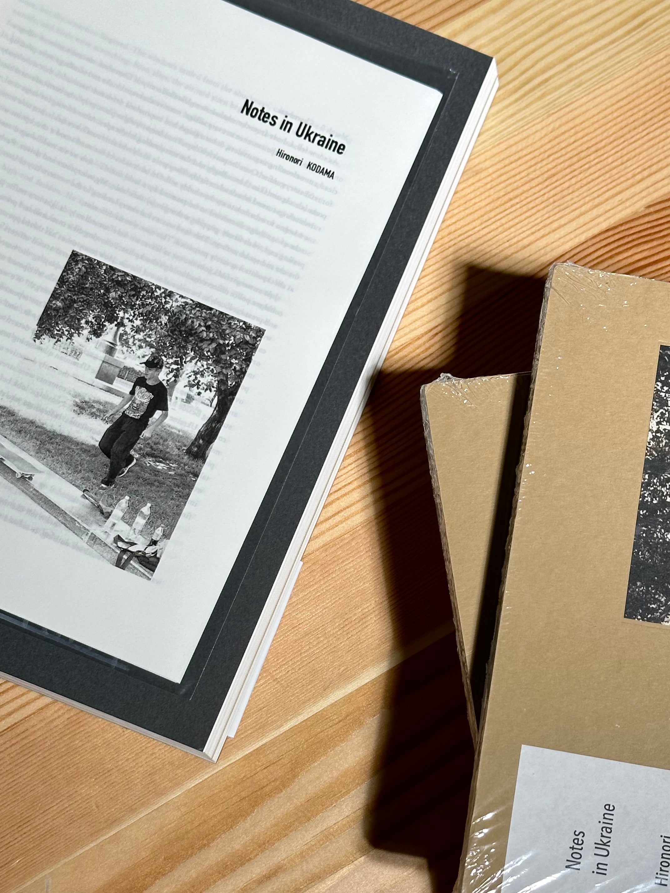 "Notes in Ukraine" photo book by Hironori KODAMA