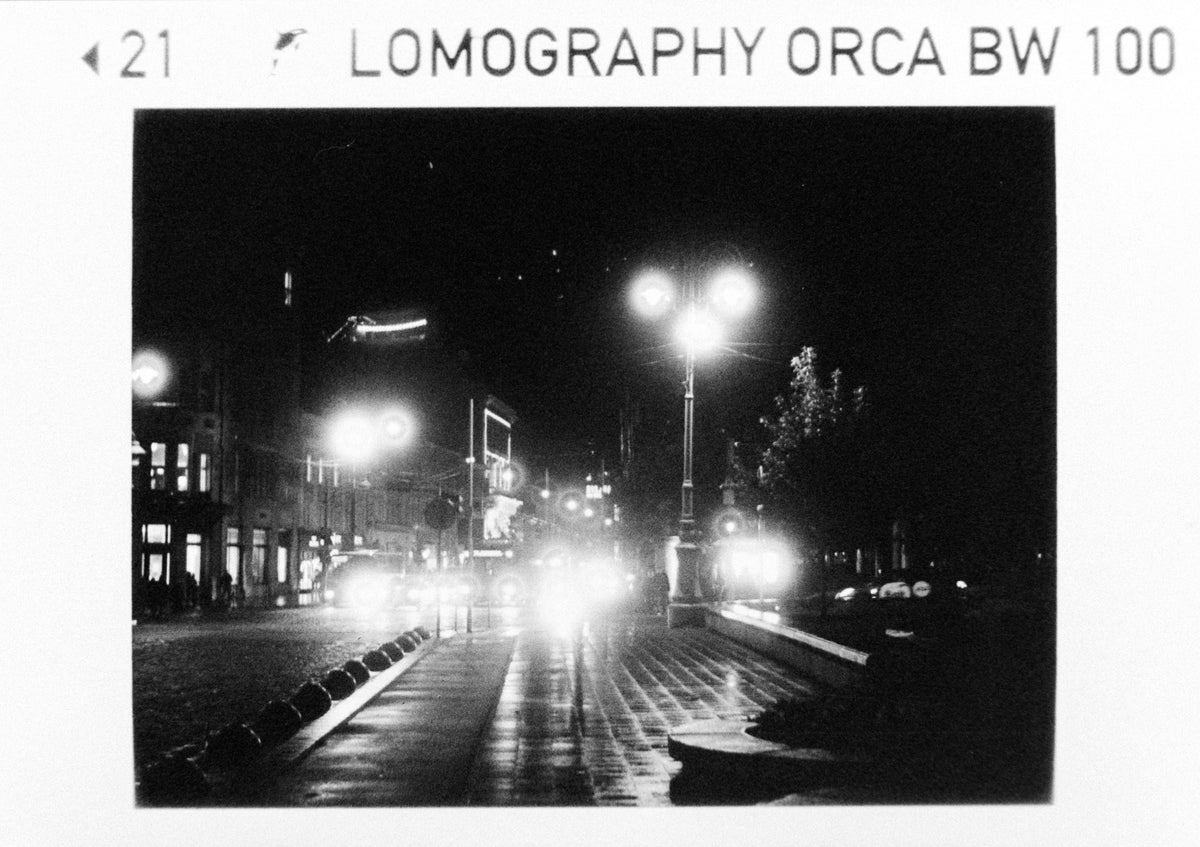 Development + scan of B&W 110 type film