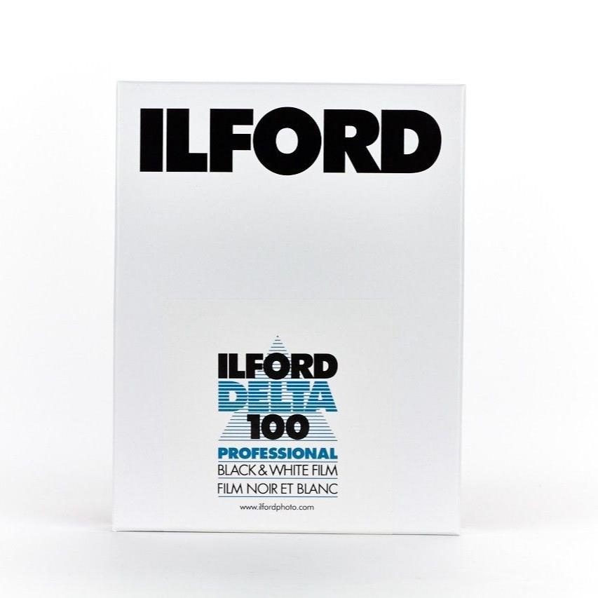 Ilford Delta 100 4x5 sheet film, 25 sheets