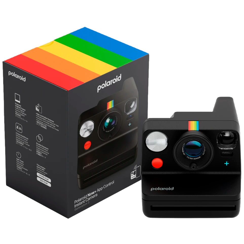 Камера Polaroid Now+ Gen 3, чорна