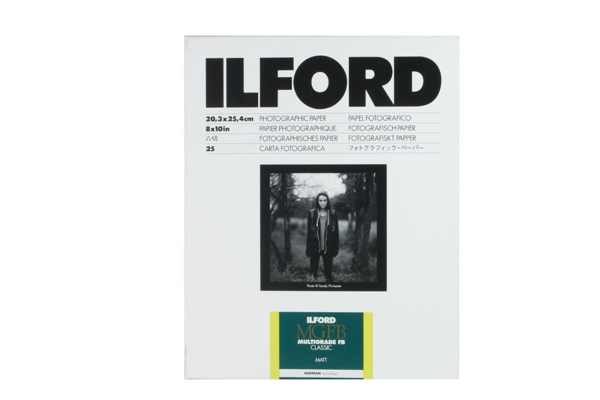 Ilford Multigrade FB 8x10' Classic Matt printing paper (100 sheets)