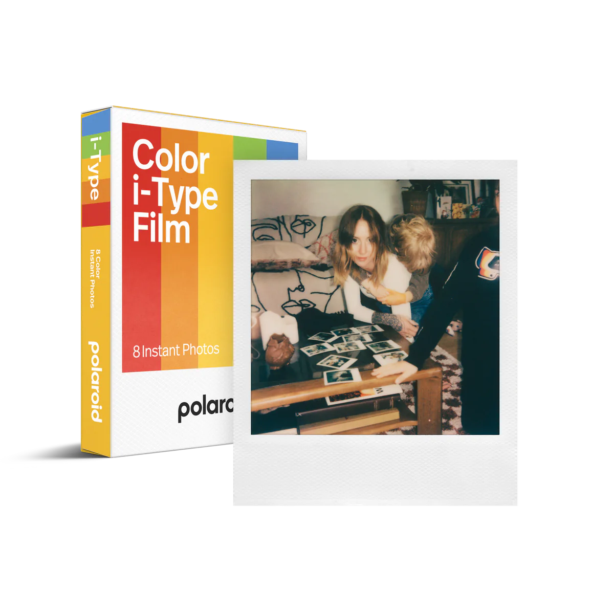 Касета Polaroid i-Type кольорова (біла рамка)