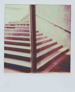Камера Polaroid 600 синьо-жовта Fotovramke 