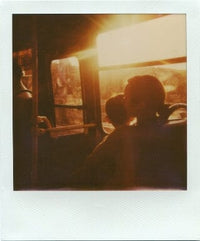 Камера Polaroid 600 синьо-жовта Fotovramke 