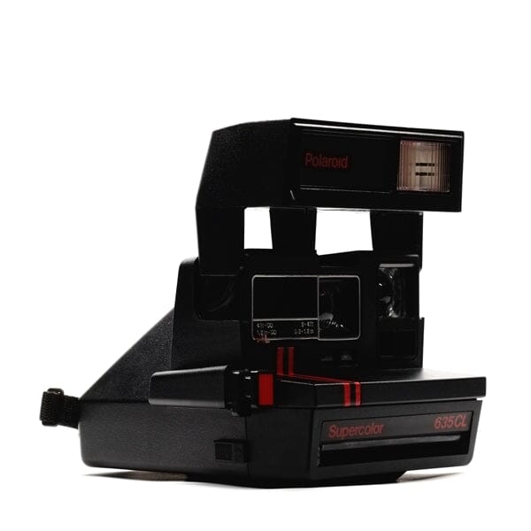 Камера Polaroid Supercolor 635CL с червоними полосками Fotovramke 